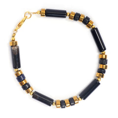 Eykaa Illuminate Whispers: Agate & Golden Hematite Bracelet