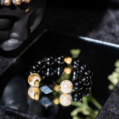Eykaa Illuminate Trinity: Agate & Onyx Bracelet