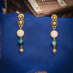 Eykaa Glorious Sunlight :Yellow Calcite & Multi-Color Tiger Eye Necklace