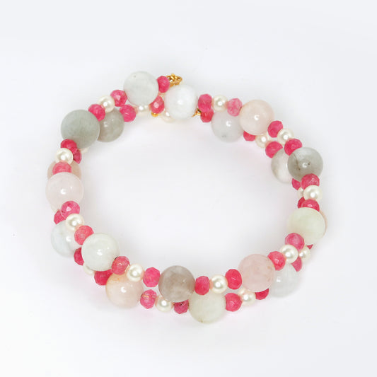 Eykaa Morganite With Jade And Shell Pearl Bracelet On A White Background.
Eykaa
stone jewellery
womens jewellery
earing for women
bracelet for women
necklace for women
jewellery stores