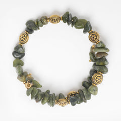 Eykaa Glorious Spirit: Uncut Nephrite Jade Bracelet
