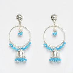 Eykaa Glorious Star: Light Blue Jade Earrings