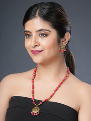 Eykaa Glorious Red Whisper: Red Mother of Pearl Bracelet