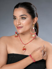 Eykaa Glorious Blush: Pink Jade & Freshwater Pearl Bracelet