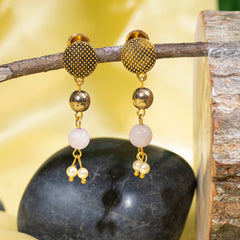 Eykaa Layered Hematite, Rose Quartz, Freshwater Pearl, And Shell Pearl Earrings Hanging On The Tree Branch.
Eykaa
stone jewellery
womens jewellery
earing for women
bracelet for women
necklace for women
jewellery stores