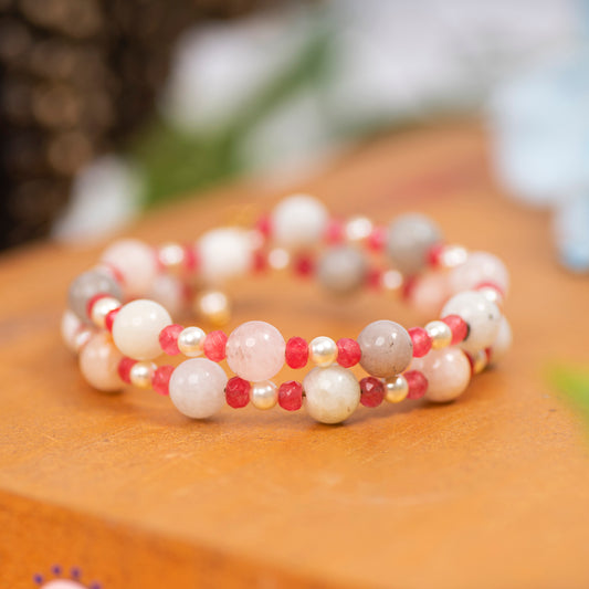 Eykaa Morganite With Jade And Shell Pearl Bracelet On A Smooth Wooden Surface.
Eykaa
stone jewellery
womens jewellery
earing for women
bracelet for women
necklace for women
jewellery stores