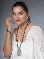 Eykaa Glorious Dynamic: Carnelian, Agate & Hematite Bracelet