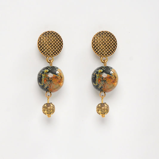 Eykaa Illuminate Trinity: Agate & Onyx Earrings