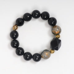Eykaa Illuminate Trinity: Agate & Onyx Bracelet
