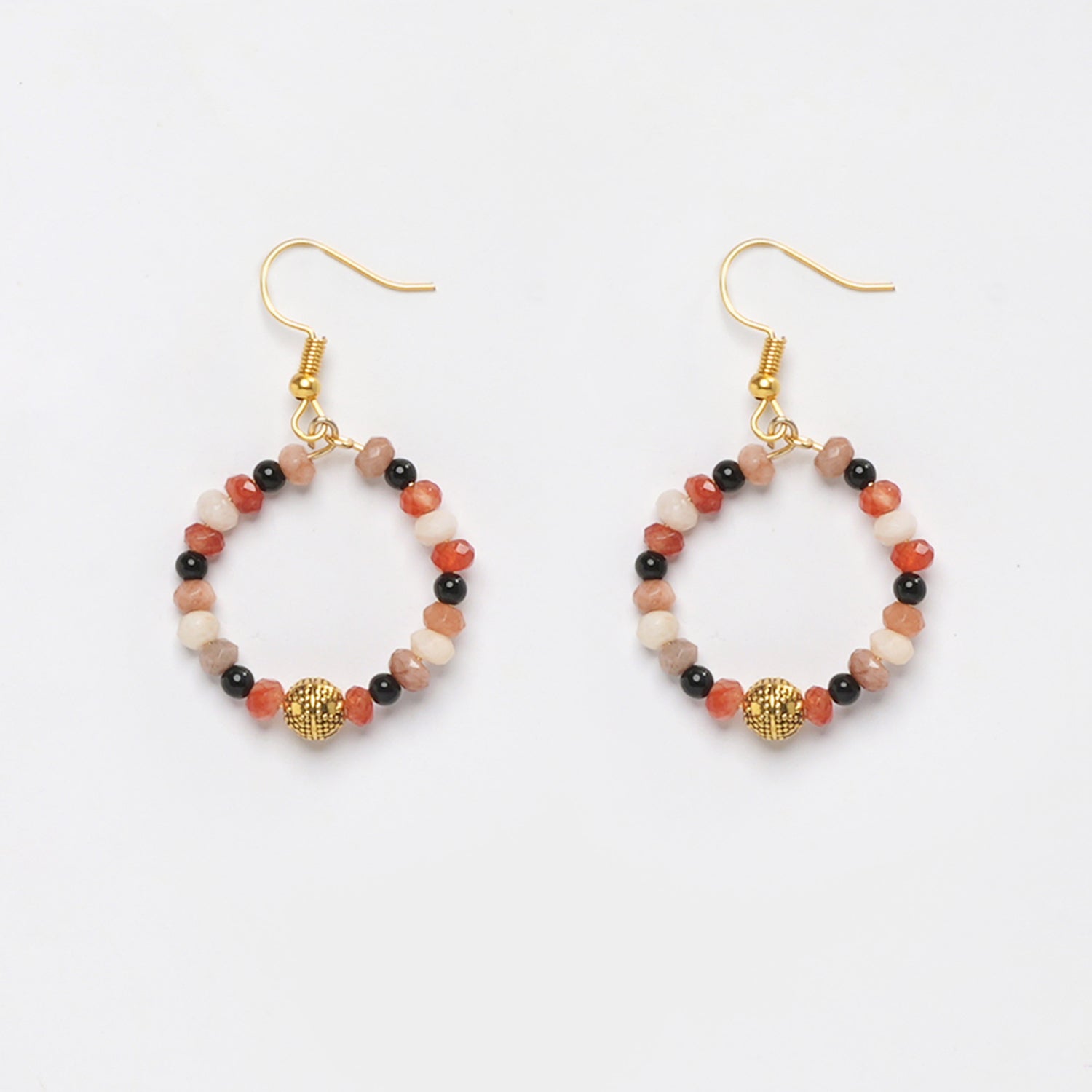 JADE WITH BLACK ONXY EARRINGS