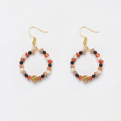 JADE WITH BLACK ONXY EARRINGS