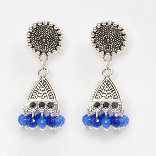 Eykaa Blue Jade Earrings
