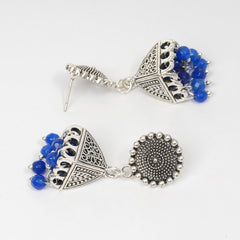 Eykaa Blue Jade Earrings