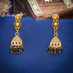 EYKAA BLACK ONYX EARRING