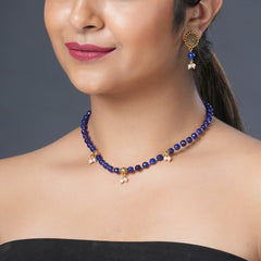 Eykaa Illuminate Calm: Blue Jade & Shell Pearl Bracelet