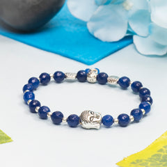 EYKAA NAVY BLUE JADE BRACELET