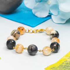 CETIRIZINE STONE AND AGATE STONE BRACELET