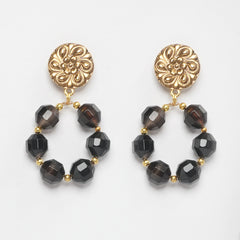 BLACK ONYX EARRINGS