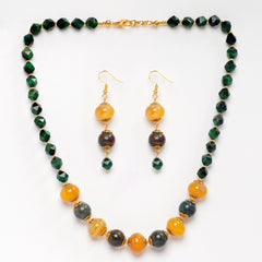 GREEN FACETED TIGER EYE , CRYSOCOLA AND AGATE NECKLACE

Eykaa
stone jewellery
womens jewellery
earing for women
bracelet for women
necklace for women
jewellery stores